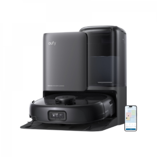 Anker Eufy Robot Vacuum Cleaner | Omni E25 | Wet&Dry | Operating time (max) 180 min | Dust capacity 3 L | 20000 Pa | Black