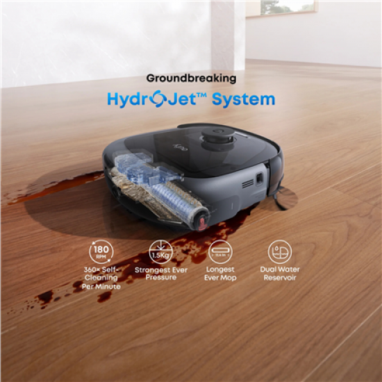 Anker Eufy Robot Vacuum Cleaner | Omni E25 | Wet&Dry | Operating time (max) 180 min | Dust capacity 3 L | 20000 Pa | Black