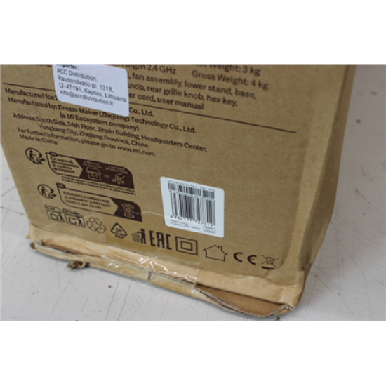 SALE OUT.  | Xiaomi | Mi Smart Standing Fan | 2 | Stand Fan | DAMAGED PACKAGING | White | Oscillation | 15 W