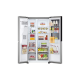 LG Refrigerator | GSGV81PYLL | Energy efficiency class E | Free standing | Side by side | Height 179 cm | Fridge net capacity 416 L | Freezer net capacity 219 L | Display | 36 dB | Silver