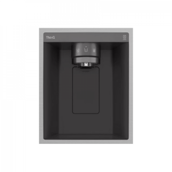 LG Refrigerator | GSGV81PYLL | Energy efficiency class E | Free standing | Side by side | Height 179 cm | Fridge net capacity 416 L | Freezer net capacity 219 L | Display | 36 dB | Silver