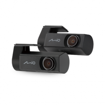 Mio MiVue R860WD, Dash Cam | GPS | Wi-Fi | Front and rear cams synchronized for recording with an unobstructed view; 11.26