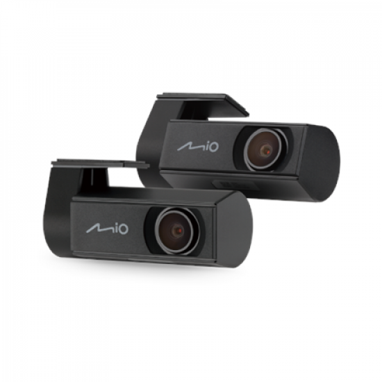 Mio MiVue R860WD, Dash Cam | GPS | Wi-Fi | Front and rear cams synchronized for recording with an unobstructed view; 11.26