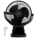 Adler Rechargeable Clip-on Desk Fan | AD 7342 | Table Fan | Black | Diameter 15.5 cm | Number of speeds 3 | Oscillation | 5 W