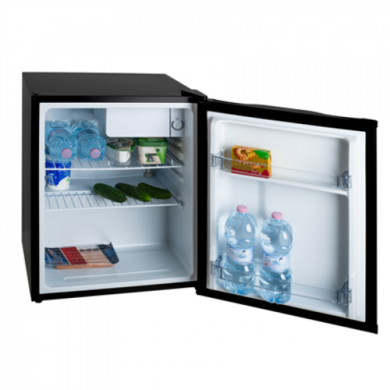 Adler Refrigerator | AD 8097 | Energy efficiency class E | Free standing | Larder | Height 63.2 cm | Fridge net capacity 58 L | 39 dB | Black