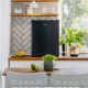 Adler Refrigerator | AD 8097 | Energy efficiency class E | Free standing | Larder | Height 63.2 cm | Fridge net capacity 58 L | 39 dB | Black