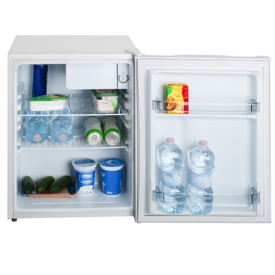 Adler Refrigerator | AD 8097 | Energy efficiency class E | Free standing | Larder | Height 63.2 cm | Fridge net capacity 58 L | 39 dB | White
