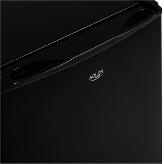 Adler Refrigerator | AD 8096 | Energy efficiency class E | Free standing | Larder | Height 49.5 cm | Fridge net capacity 45 L | 39 dB | Black