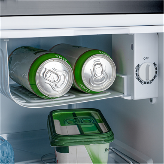 Adler Refrigerator | AD 8096 | Energy efficiency class E | Free standing | Larder | Height 49.5 cm | Fridge net capacity 45 L | 39 dB | Black