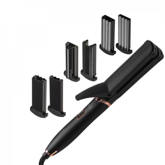 Adler Hair Styling Set 5-in-1 | AD 2028 | Ceramic heating system | 1200 W | Black