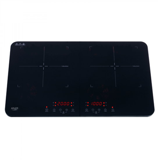 AD 6516 | Adler Cooker | Touch controls | Number of burners/cooking zones 2 | Induction | Black