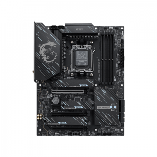 MSI X870E GAMING PLUS WIFI | Processor family AMD | Processor socket AM5 | DDR5 UDIMM | Supported hard disk drive interfaces SATA, M.2 | Number of SATA connectors 4