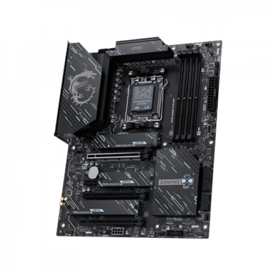 MSI X870E GAMING PLUS WIFI | Processor family AMD | Processor socket AM5 | DDR5 UDIMM | Supported hard disk drive interfaces SATA, M.2 | Number of SATA connectors 4