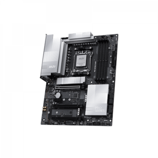 MSI PRO X870E-P WIFI | Processor family AMD | Processor socket AM5 | DDR5 UDIMM | Supported hard disk drive interfaces SATA, M.2 | Number of SATA connectors 4