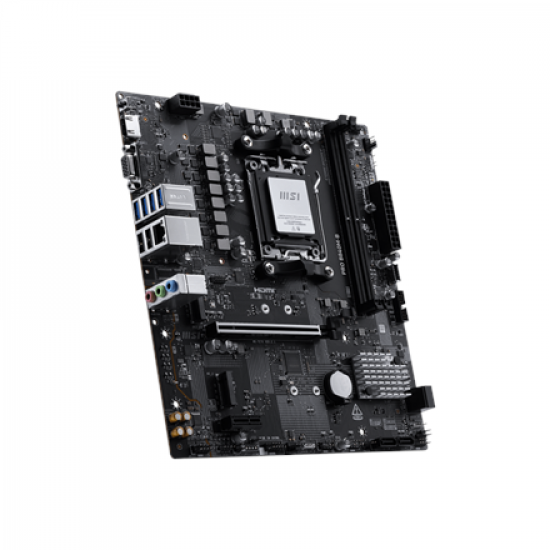 MSI PRO B840M-B | Processor family AMD | Processor socket AM5 | DDR5 | Supported hard disk drive interfaces SATA, M.2 | Number of SATA connectors 4