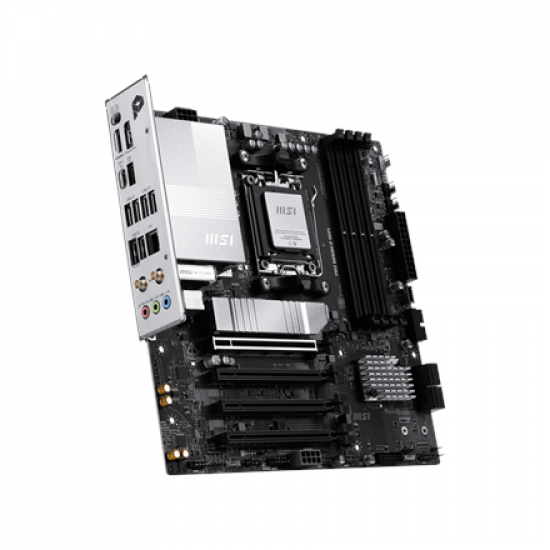 MSI PRO B850M-P WIFI | Processor family AMD B850 | Processor socket AM5 | DDR5 | Supported hard disk drive interfaces SATA, M.2 | Number of SATA connectors 4
