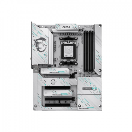 MSI B850 GAMING PLUS WIFI PZ | Processor family AMD B850 | Processor socket AM5 | DDR5 | Supported hard disk drive interfaces SATA, M.2 | Number of SATA connectors 4