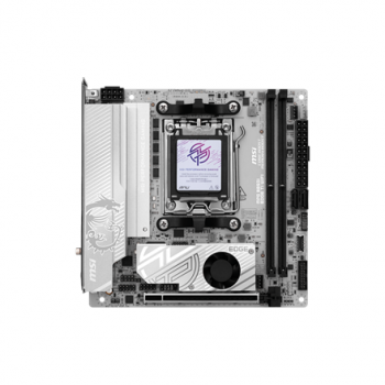 MSI MPG B850I EDGE TI WIFI | Processor family AMD B850 | Processor socket AM5 | DDR5 | Supported hard disk drive interfaces SATA, M.2 | Number of SATA connectors 2
