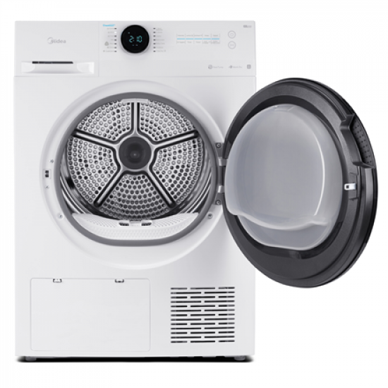Midea | Dryer Machine | MD200H80BW/W-HR | Energy efficiency class C | Front loading | 8 kg | LED | Depth 60 cm | Wi-Fi | White