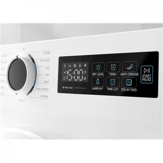 Midea | Dryer | MD110H70/W-HR | Energy efficiency class E | Front loading | 7 kg | LED | Depth 60 cm | White