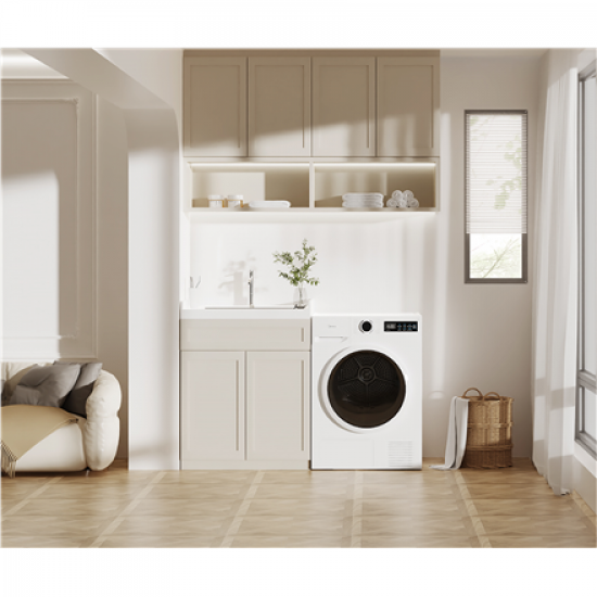 Midea | Dryer | MD110H70/W-HR | Energy efficiency class E | Front loading | 7 kg | LED | Depth 60 cm | White