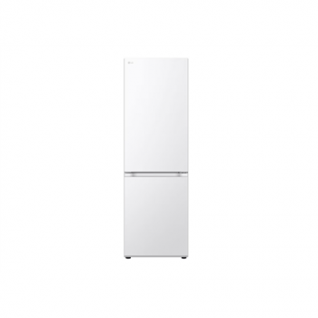 LG Refrigerator | GBV21L0ESW | Energy efficiency class E | Free standing | Combi | Height 186 cm | No Frost system | Fridge net capacity 234 L | Freezer net capacity 110 L | Display | 35 dB | White