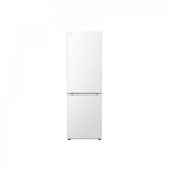 LG Refrigerator | GBV21L0ESW | Energy efficiency class E | Free standing | Combi | Height 186 cm | No Frost system | Fridge net capacity 234 L | Freezer net capacity 110 L | Display | 35 dB | White