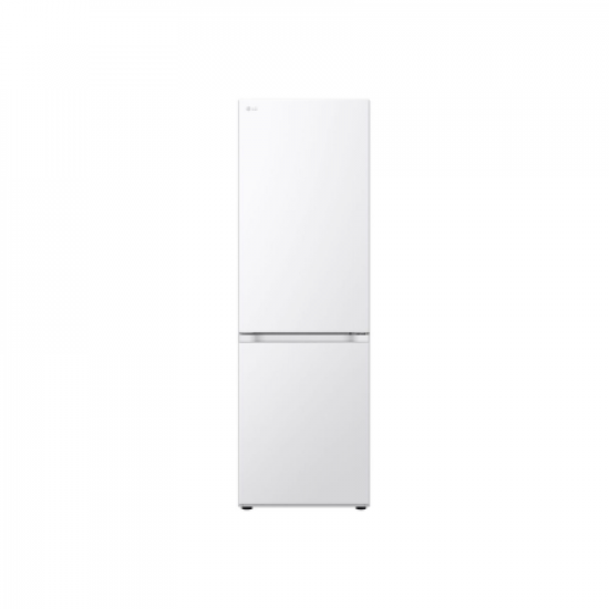 LG Refrigerator | GBV21L0ESW | Energy efficiency class E | Free standing | Combi | Height 186 cm | No Frost system | Fridge net capacity 234 L | Freezer net capacity 110 L | Display | 35 dB | White