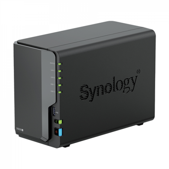 Synology DiskStation | DS225+ | Intel Celeron | J4125 | 2 GB | DDR4 | Black