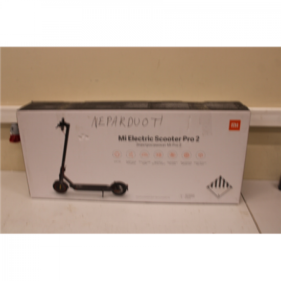 SALE OUT. Xiaomi Mi Electric Scooter Pro 2 (Black) | SALE OUT. Xiaomi Mi Electric Scooter Pro 2 | 600 W | 25 km/h | 3 month(s) | Black | USED, SCRATCHED, DIRTY, MISSING INNER PACKAGING