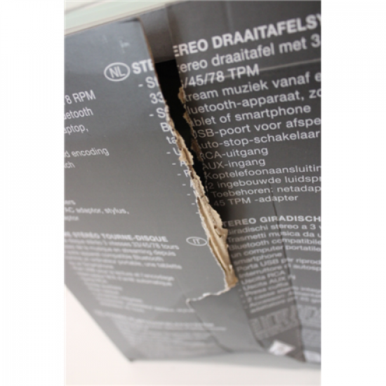 SALE OUT. Muse Turntable Stereo System | MT-201WG | Turntable Stereo System | USB port | DAMAGED PACKAGING, DAMAGED MUSIC BOX, BROKEN HINGE | AUX in