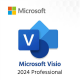 Microsoft Visio Professional 2024 Online Product Key License 1 License Downloadable NR | EP2-07111 | All Languages | ESD