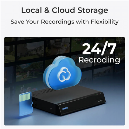 Reolink E Series E330 | PTZ | 5 MP | 4mm/F1.6 | Micro SD, Max. 512 GB