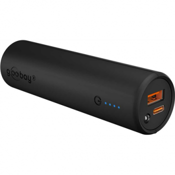Goobay Bike Powerbank 5.0 with Reinforced Holder for Bicycle Handlebars | 60656 | 5000 mAh | Black