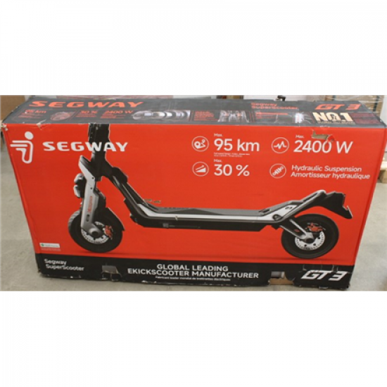 SALE OUT. Ninebot by Segway Superscooter GT3 E | SALE OUT. Segway Superscooter GT3 E | Electric Scooter | Max 2400 W | Up to 25 km/h | 11 