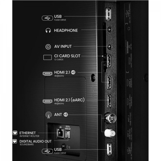 Hisense 4K TV | 85A6Q | 85 | Smart TV | VIDAA | UHD | Black