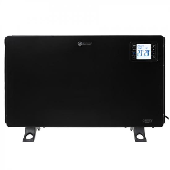 Camry Fan Heater with Remote Control | CR 7739 | Convection Heater | 2000 W | Number of power levels 3 (750W/1250W/2000W) | Black