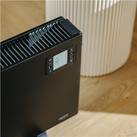 Camry Fan Heater with Remote Control | CR 7739 | Convection Heater | 2000 W | Number of power levels 3 (750W/1250W/2000W) | Black