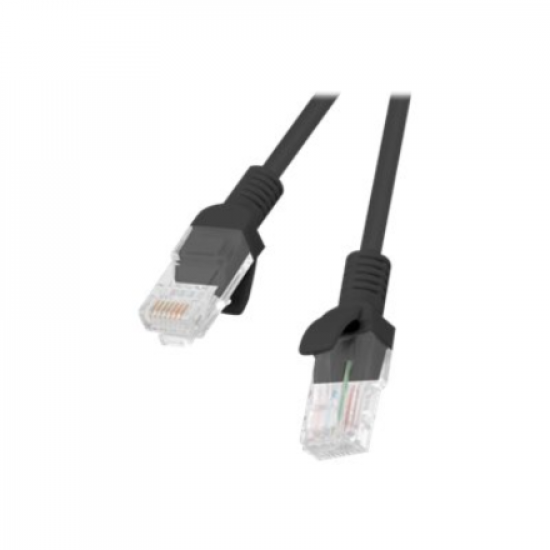 Lanberg | Patchcord CAT.5E UTP | PCU5-10CC-0100-BK | 1 m | Black