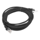 Lanberg | Patchcord CAT.5E UTP Fluke Passed | PCU5-10CC-0300-BK | 3 m | Black