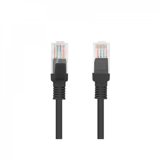 Lanberg | Patchcord CAT.5E UTP Fluke Passed | PCU5-10CC-2000-BK | 20 m | Black