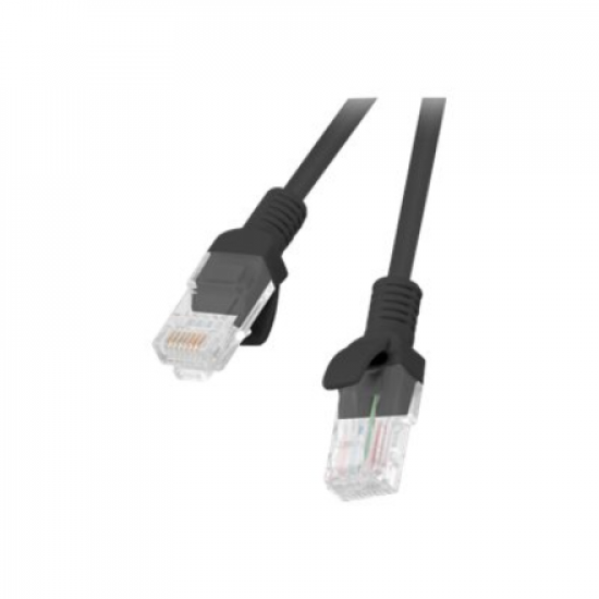 Lanberg | Patchcord CAT.6 UTP fluke passed | PCU6-10CC-0025-BK | 0.25 m | Black