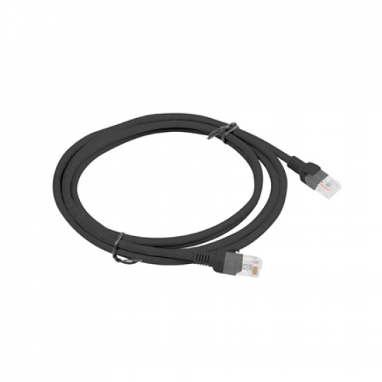 Lanberg | Patchcord CAT.6 UTP | PCU6-10CC-0200-BK | 2 m | Black