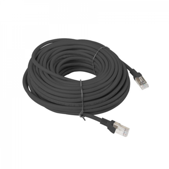 Lanberg | Patchcord CAT.6 UTP | PCU6-10CC-2000-BK | 20 m | Black