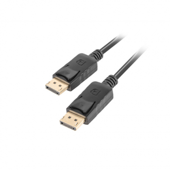 Lanberg DisplayPort Cable 19 Pin V1.2 4K, 1M | CA-DPDP-10CC-0010-BK | DisplayPort to DisplayPort