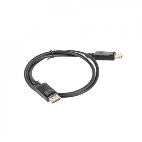 Lanberg DisplayPort Cable 19 Pin V1.2 4K, 1M | CA-DPDP-10CC-0010-BK | DisplayPort to DisplayPort