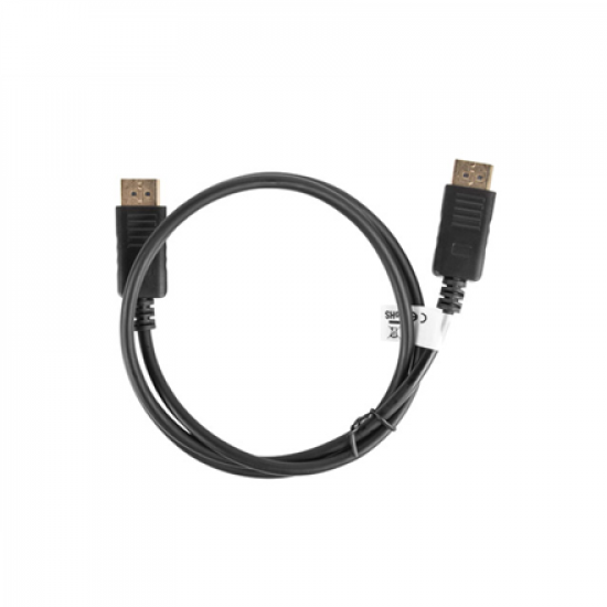 Lanberg DisplayPort Cable 19 Pin V1.2 4K, 1M | CA-DPDP-10CC-0010-BK | DisplayPort to DisplayPort