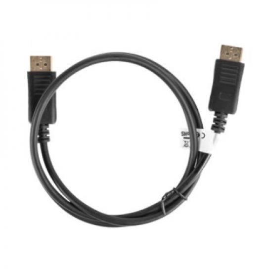 Lanberg DisplayPort Cable 19 Pin V1.2 4K, 1M | CA-DPDP-10CC-0010-BK | DisplayPort to DisplayPort
