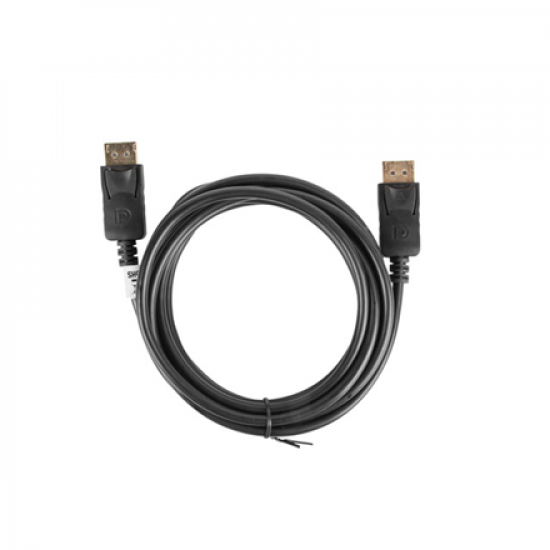 Lanberg DisplayPort Cable 19 Pin V1.2 4K, 3 m | CA-DPDP-10CC-0030-BK | DisplayPort to DisplayPort