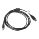 Lanberg USB Type-A to USB Type-B 2.0 Cable, 1.8 m | CA-USBA-11CC-0018-BK | USB Type-A to USB Type-B